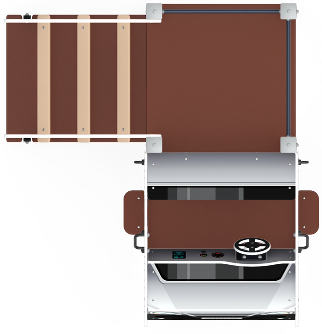 Машинка (серая) - Беседка машинка - МФ 10.03.06-02