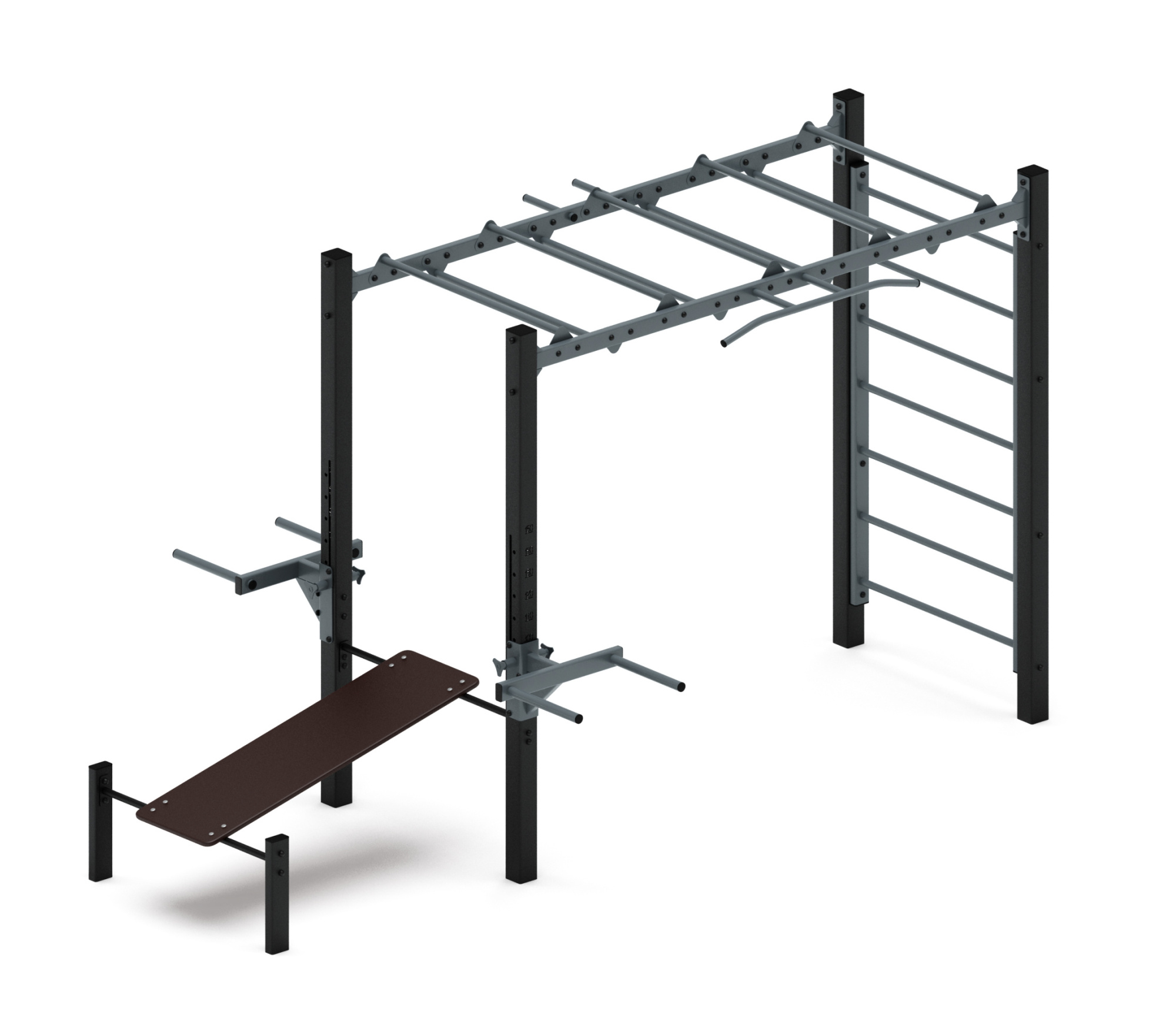 Многофункциональный спортивный комплекс (серый)