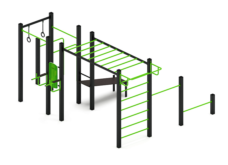 Многофункциональный спортивный комплекс (зеленый) МК 100.04-02