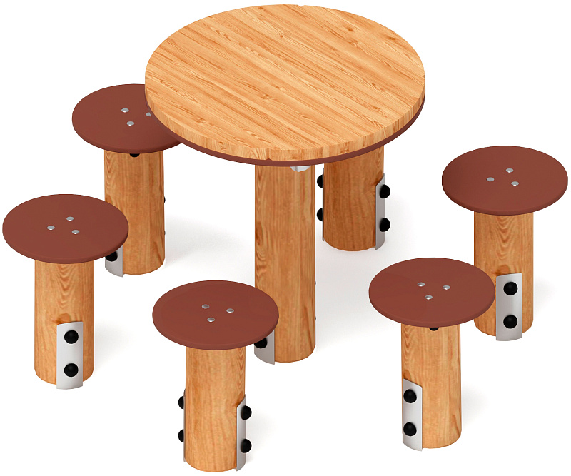 Столик взрослый (лиственница) МФ 32.01.05-Л.И1