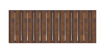 Скамья - МФ 42.02.03 (Темный дуб) Г:580  (под анкера)