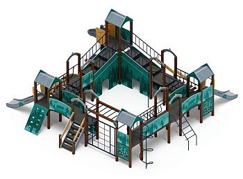 Остров детства (Тайга) - ДИК 2.01.8.02-13.И1 - Игровой комплекс H=1200 H=2000