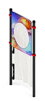 Мишень на стойках круглая