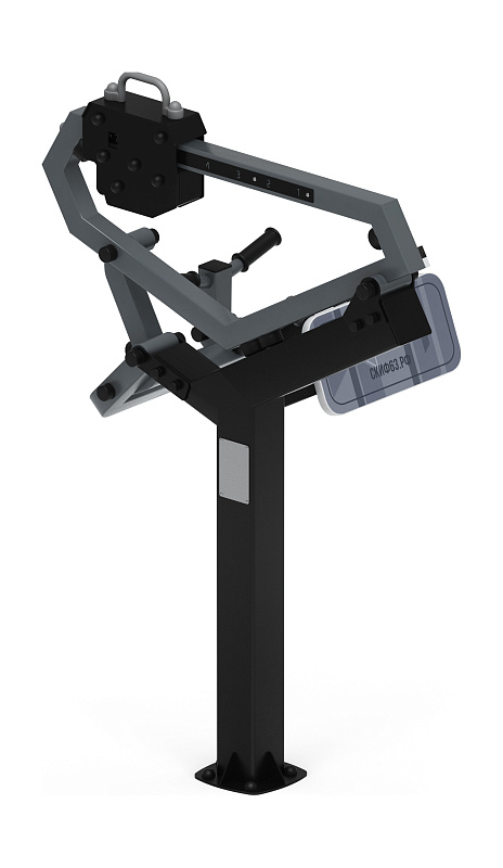 Бицепс стоя (серый) - Уличный тренажер - СТ 035-13.И1