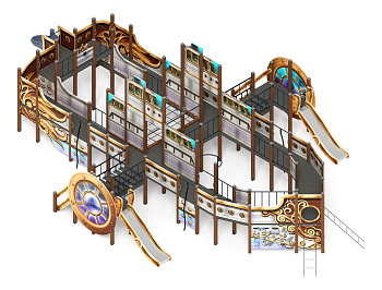 Пароход (Немо)  - ДИК 2.03.3.05-02.И1 - Игровой комплекс H=1200 H=2000