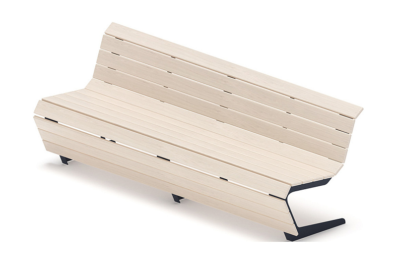 Скамья - МФ 42.02.02-21 (Беленый дуб) Д:2400  (под анкера)