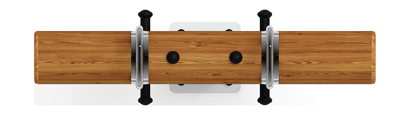 Качалка на пружине (Лиственница темный) ИО 22.24.01-Л.01