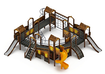Остров детства (ЭКО) - ДИК 2.01.8.02-12.И1 - Игровой комплекс H=1200 H=2000