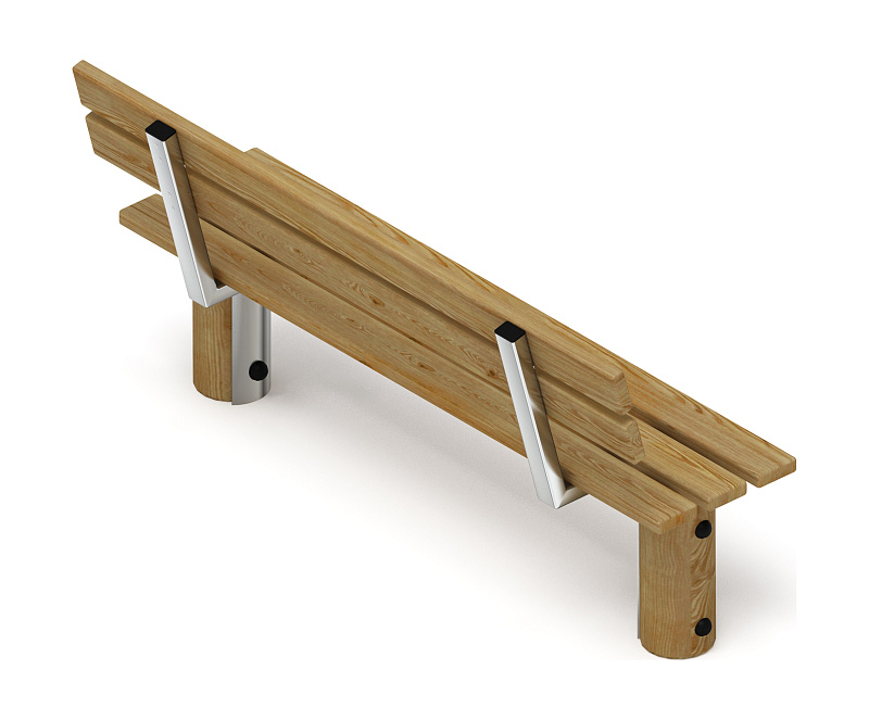 Скамья (лиственница орех) МФ 42.04.02-Л.И1.02