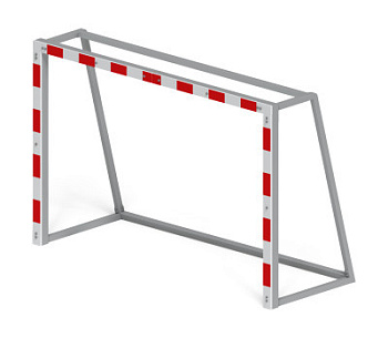 Ворота мини футбольные (красные) (с креплением сетки) - СО 2.60.04-02