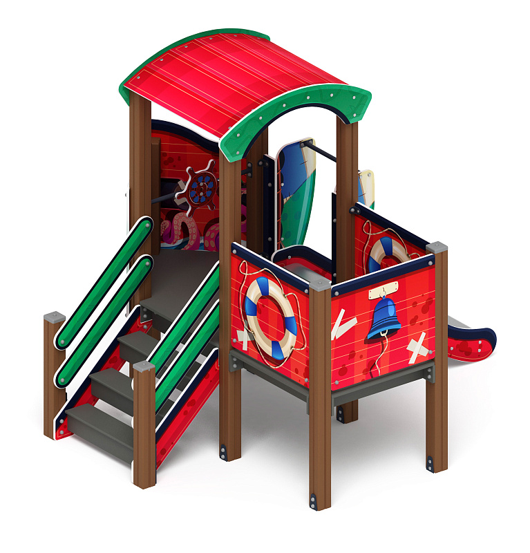 Катерок (Мульт) - ДИК 1.03.3.01-10 - Игровой комплекс H=750