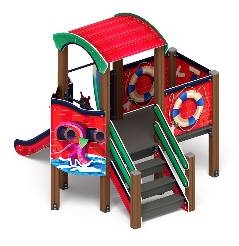 Катерок (Мульт) - ДИК 1.03.3.01-10 - Игровой комплекс H=750