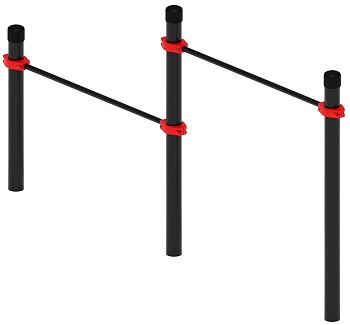 Перекладины стационарные разноуровневые