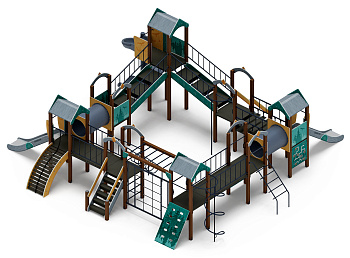 Остров детства (Тайга) - ДИК 2.01.8.02-23.И1 - Игровой комплекс H=1200 H=2000