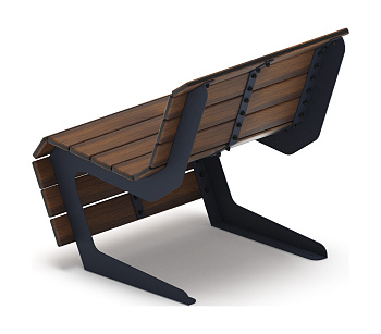 Скамья - МФ 42.02.02-10 (Темный дуб) Д:780  (под анкера)