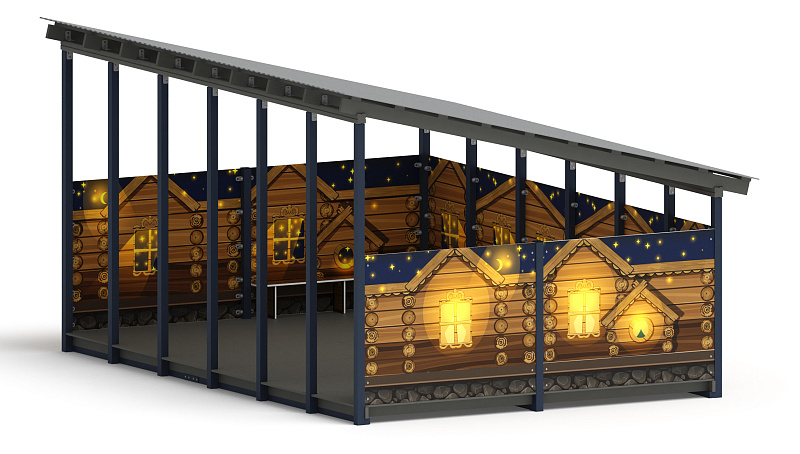 Теневой навес (Эко) - МФ 71.6.4-02