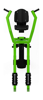 Тяга верхняя с переменной нагрузкой (зеленый) - Уличный тренажер - СТ 036-12