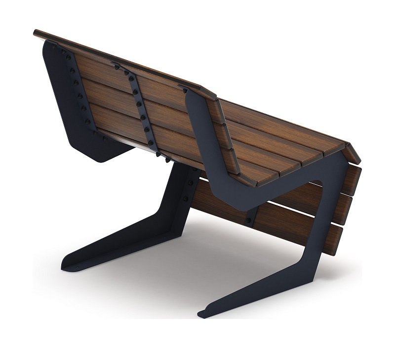 Скамья - МФ 42.02.02-10 (Темный дуб) Д:780  (под анкера)