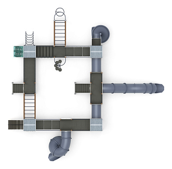 Остров детства (Тайга) - ДИК 2.01.8.02-33.И1 - Игровой комплекс H=2000