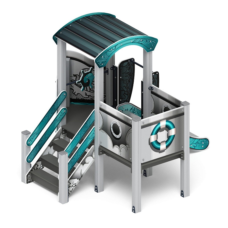 Катерок (Лагуна) - ДИК 1.03.3.01-12 - Игровой комплекс H=750