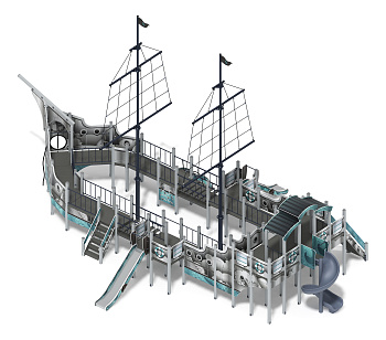 Флагман (Лагуна) - ДИК 2.03.3.03-12.И1 - Игровой комплекс - H=1200 H=1500 H=2000