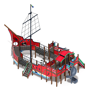 Фрегат (Мульт) (винтовой скат) горка Н 1500 горка Н 2000 ДИК 2.03.3.04-10.И1