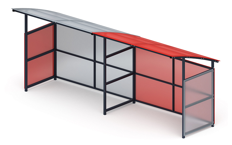 Навес для колясок (2 секции) МФ 742.01-02