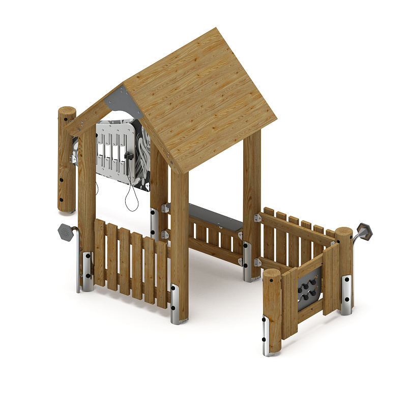 Домик (лиственница орех) МФ 10.24.01-Л.И1.02