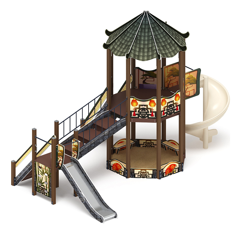 Карнавал (Шанхай) - ДИК 2.22.02-02.И1 - Игровой комплекс H=1200 H=2000