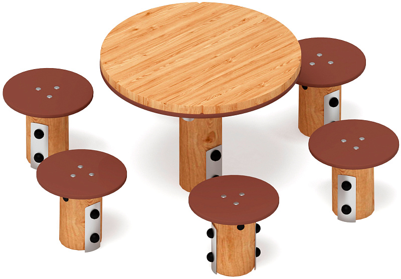 Столик детский (лиственница) МФ 31.01.11-Л.И1