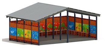 Теневой навес (Карандаши) - МФ 70.6.4-09