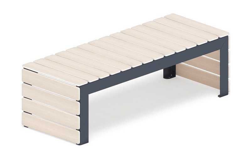 Скамья - МФ 42.02.03-01 (Беленый дуб) Г:580  (под анкера)