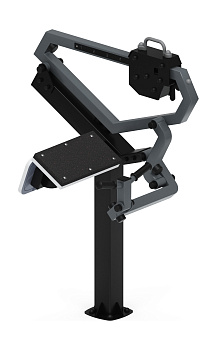 Бицепс стоя (серый) - Уличный тренажер - СТ 035-13.И1