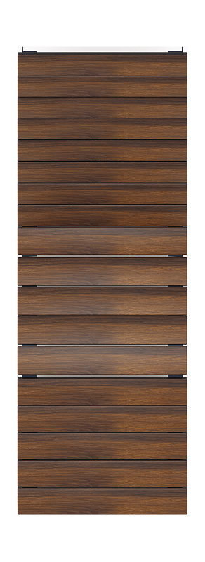 Шезлонг парковый - МФ 42.03.01 (Темный дуб) Д:580  (под анкера) (под анкера)