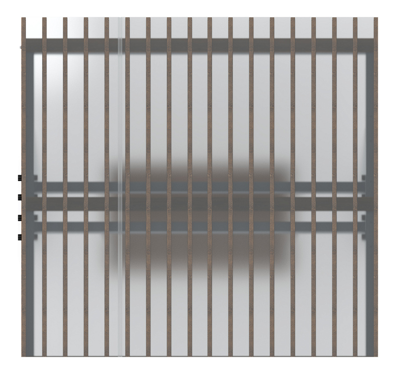 Пергола с диваном - МФ 78.03.01-И1 /с поликарбонатом/