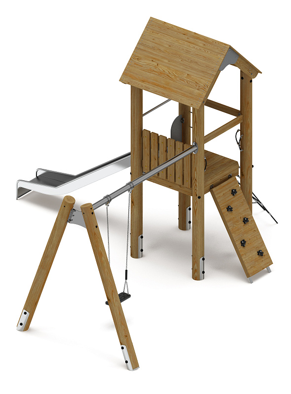 Игровой комплекс (лиственница темный) ДИК 2.24.03-01.Л.И1.02