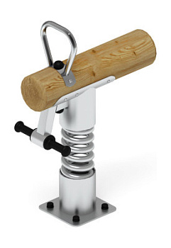 Качалка на пружине (Лиственница орех) ИО 22.24.03-Л.И1.02