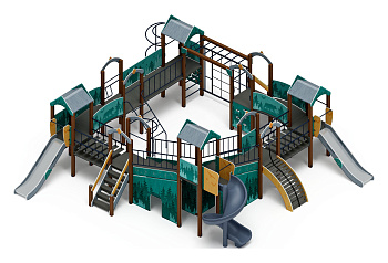 Остров детства (Тайга) - ДИК 2.01.8.02-13.И1 - Игровой комплекс H=1200 H=2000