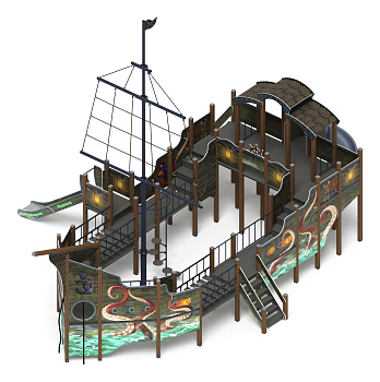 Фрегат (Летучий Голландец) (винтовой скат) горка Н 1500 горка Н 2000 ДИК 2.03.3.04-11.И1