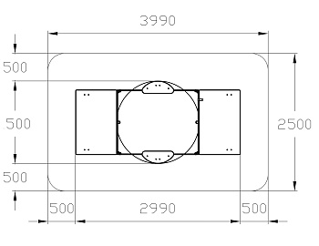 Песочница с крышкой средняя и навесом Грибок (Техно) - ИО 5.01.10-09