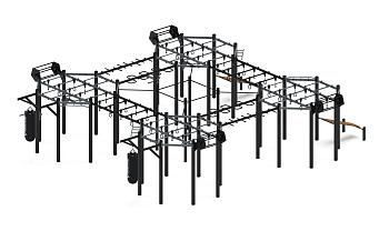 Многофункциональный спортивный комплекс (серый) МК 100.02-03