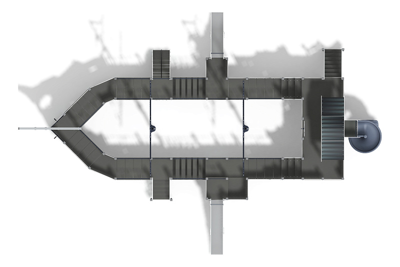 Флагман (Лагуна) - ДИК 2.03.3.03-12.И1 - Игровой комплекс - H=1200 H=1500 H=2000