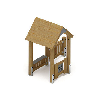 Домик (лиственница орех) МФ 10.24.02-Л.И1.02