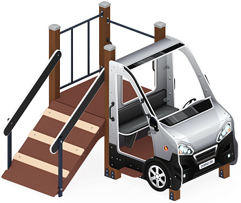 Машинка (серая) - Беседка машинка - МФ 10.03.06-02