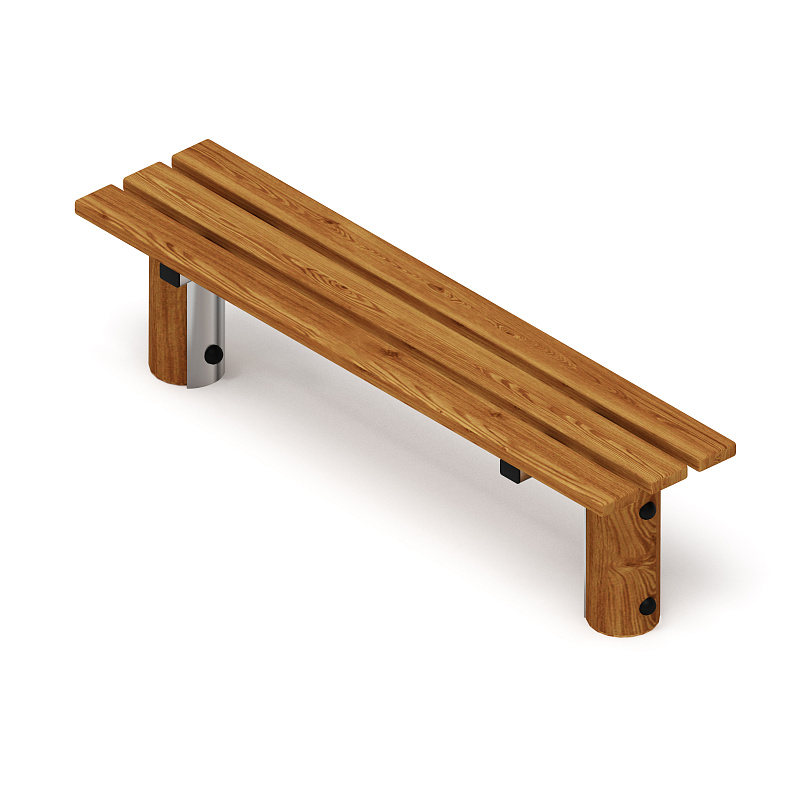 Скамья (лиственница темный) МФ 42.04.01-Л.И1.01