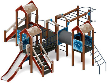 Дворик детства (Алтай) - ДИК 2.01.4.02-24 - Игровой комплекс H=1200