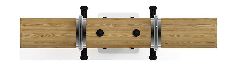 Качалка на пружине (Лиственница орех) ИО 22.24.01-Л.02