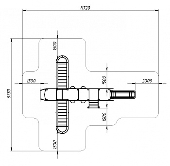 Аэроплан - ДИК 1.03.4.01 - Игровой комплекс H=900