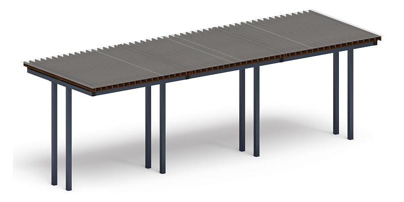 Пергола - МФ 77.04.03 /с поликарбонатом/