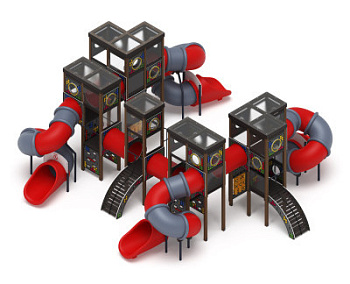 Куб (Тетрис) горка Н 2000 - ДИК 2.23.01-02.01